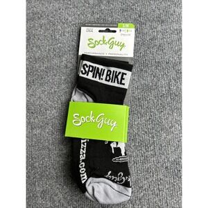 Sock Guy Spin Bike Spin Pizza Small / Medium New Made In USA
